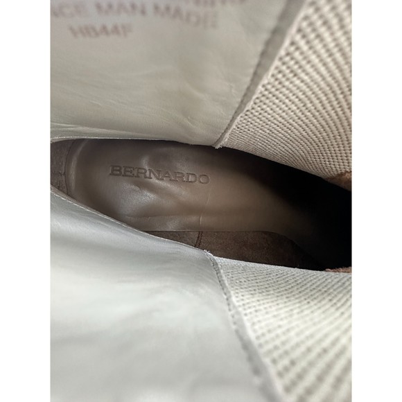 $278 NEW Bernardo Hayes Leather Chelsea Bootie Clay Antique Calf Size 8 M B52 - Picture 6 of 7